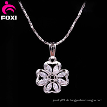 Fancy Style Flower Design Zirkon Anhänger Charms